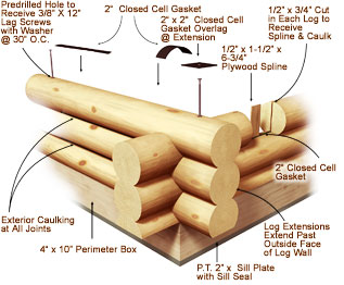 Log & Timber Home Design Center: Log Styles